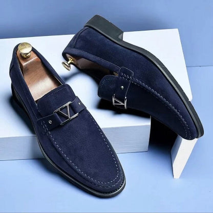 Vernazza Suede Loafers - Blue