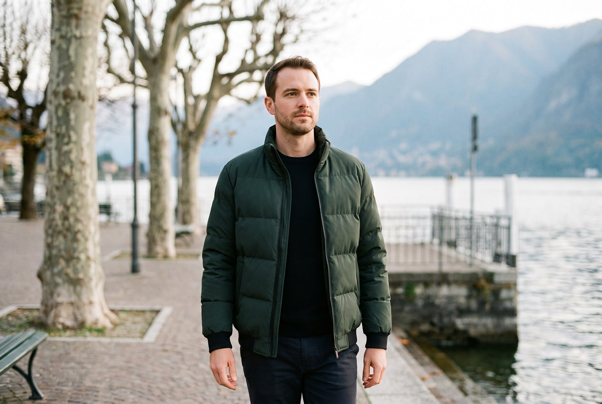 Vigevano Stand-Collar Puffer Jacket