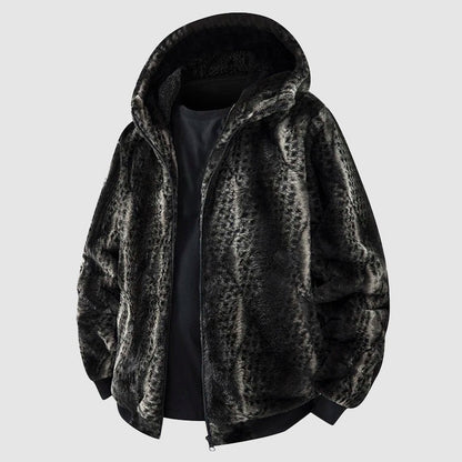 Vignola Faux Fur Hooded Jacket - Grey