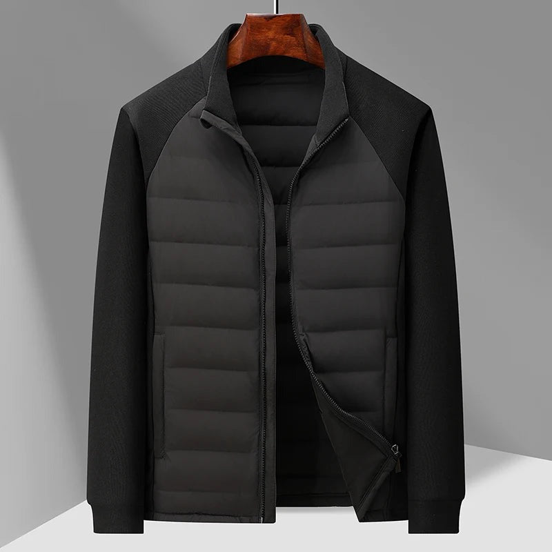 Vimercate Quilted Hybrid Jacket - Black