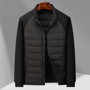 Vimercate Quilted Hybrid Jacket - Black