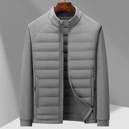 Vimercate Quilted Hybrid Jacket - Grey
