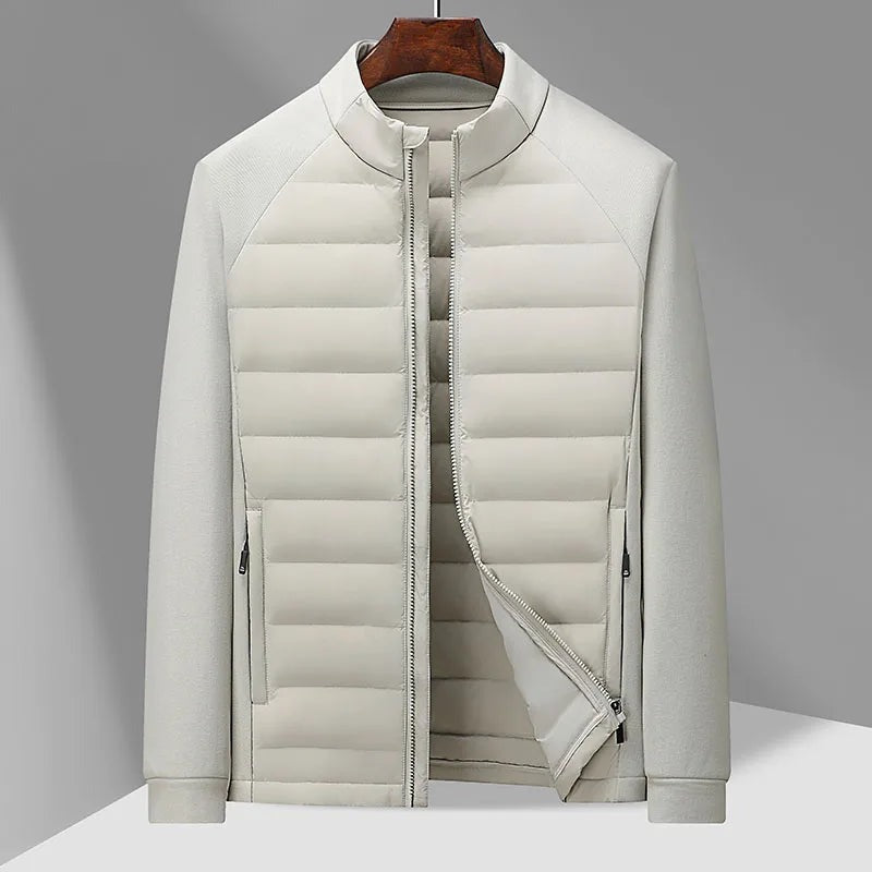 Vimercate Quilted Hybrid Jacket - Beige