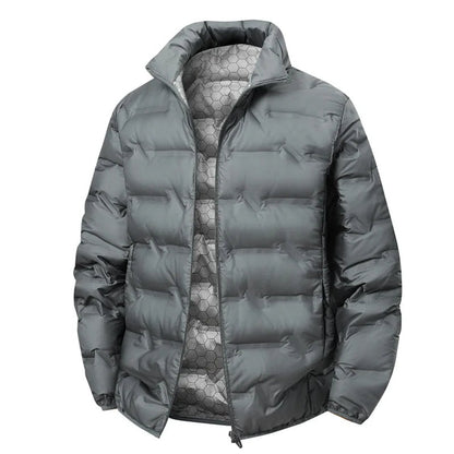 Vipiteno Stand-Collar Quilted Puffer Jacket - Grey