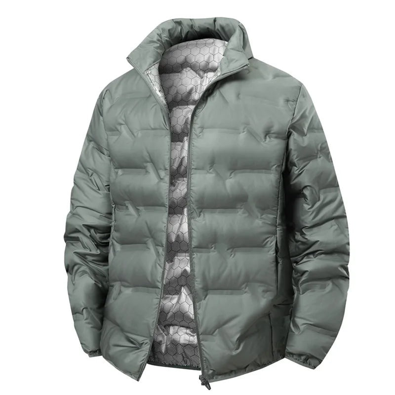 Vipiteno Stand-Collar Quilted Puffer Jacket - Green