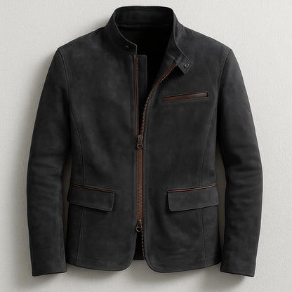 Volterra Suede Field Jacket - Black